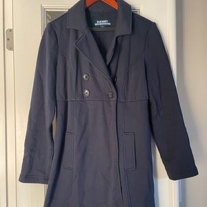 Maternity navy pea coat
